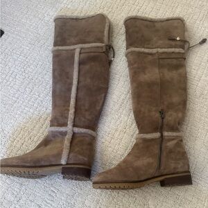 Frye Women's Tan Suede Boots
